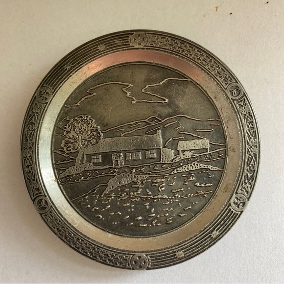 Irish Pewter Bar Set, Shot Glass, Cork Screw Wine Opener and Pair of Coasters - Picture 8 of 10